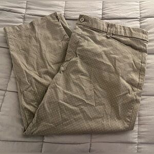 Khaki and Co. capri slacks, slimming waist, size 18
